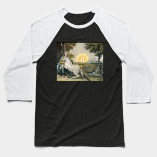 Bitcoin Unicorn Baseball T-Shirt